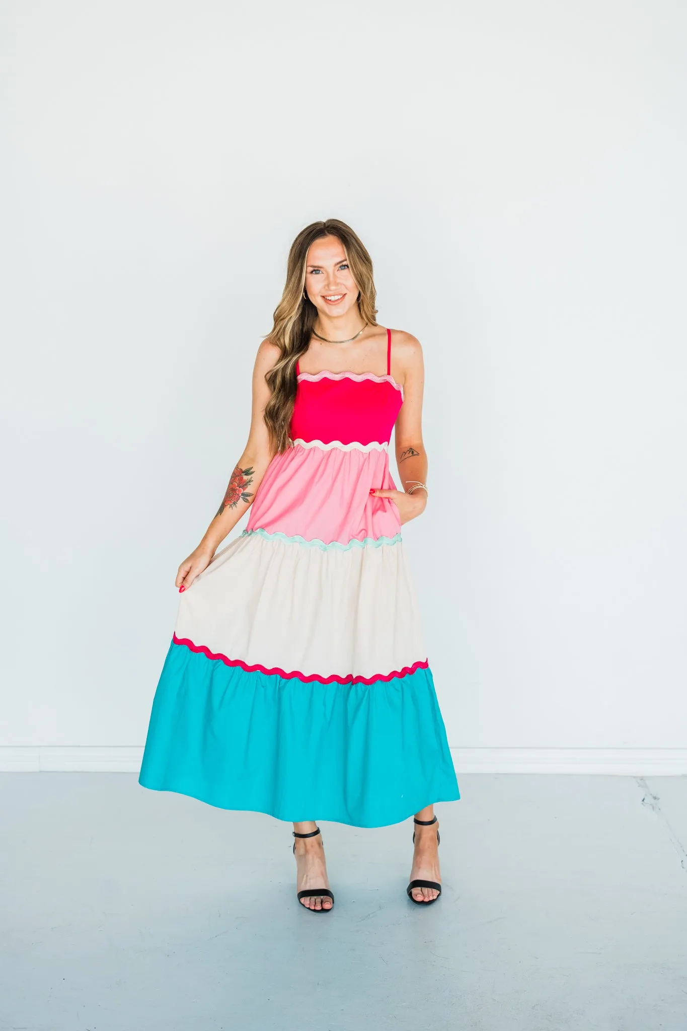 Sun Lovin' Barbie Maxi Dress