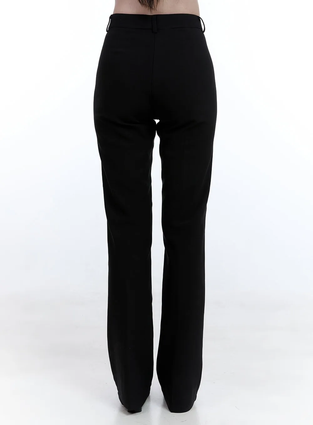 Tailored Slim-Fit Flare Trousers OO429