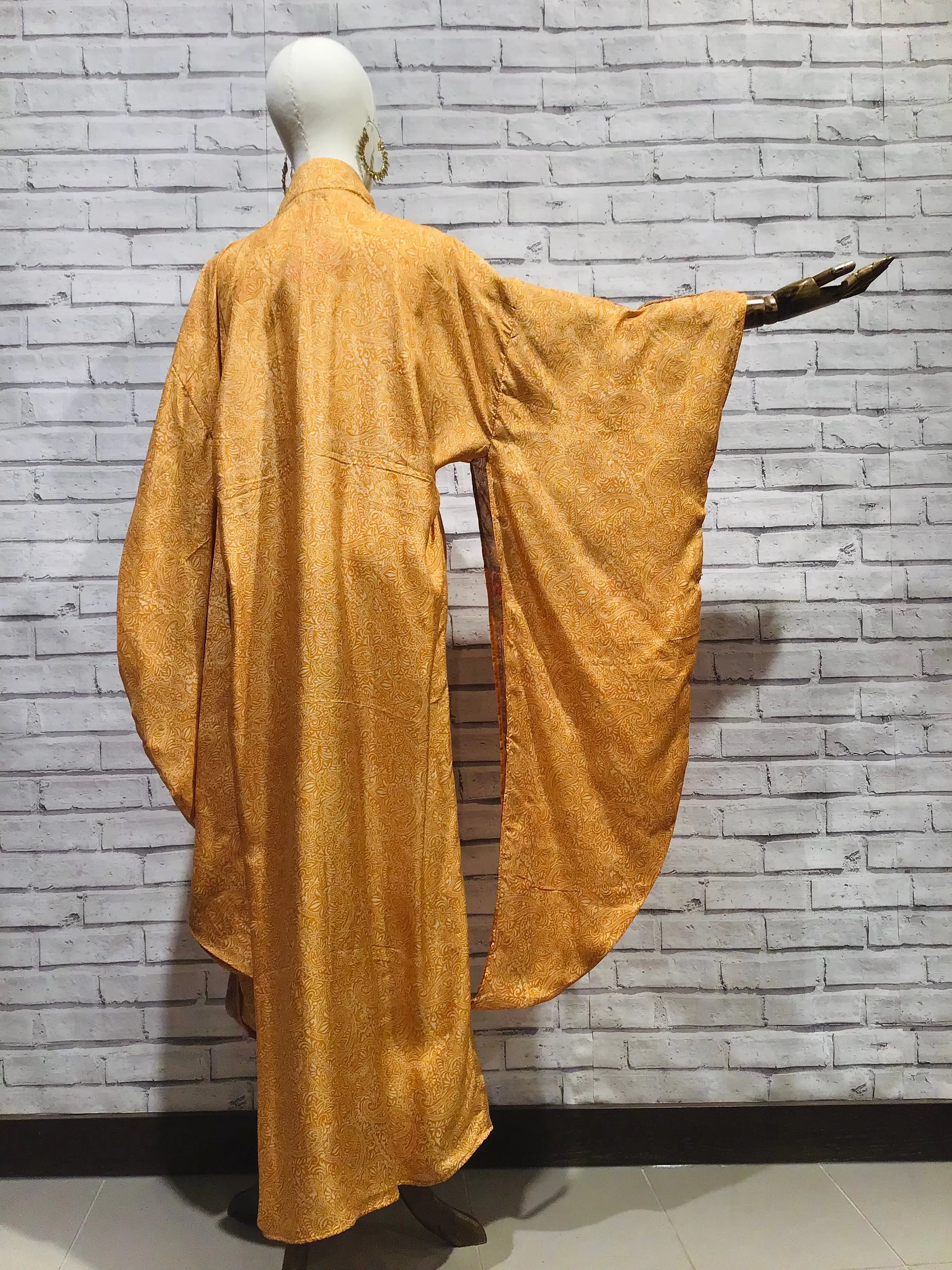 The silk  Golden Temple Kimono