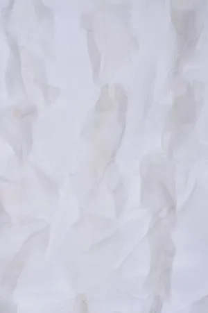 White Silk Chiffon Petal 600 Fabric