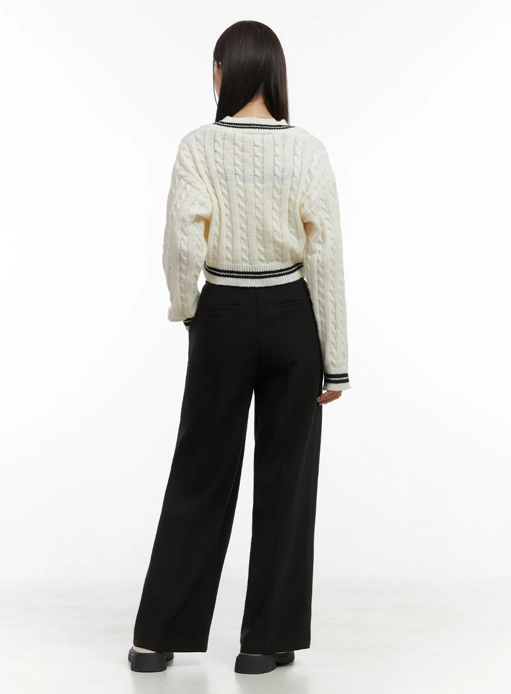 Wide Tailored Trousers OO416