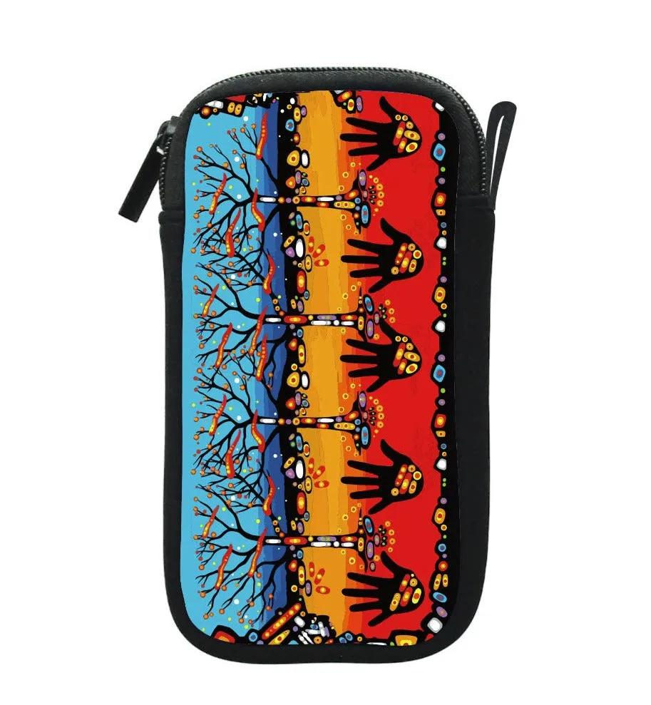 Zippered Accessories Case "Remember" by Native Artist, John Rombough