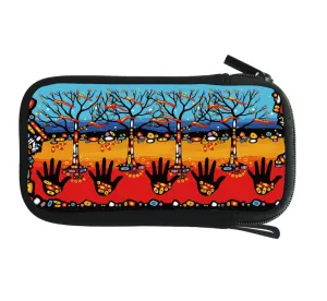 Zippered Accessories Case "Remember" by Native Artist, John Rombough